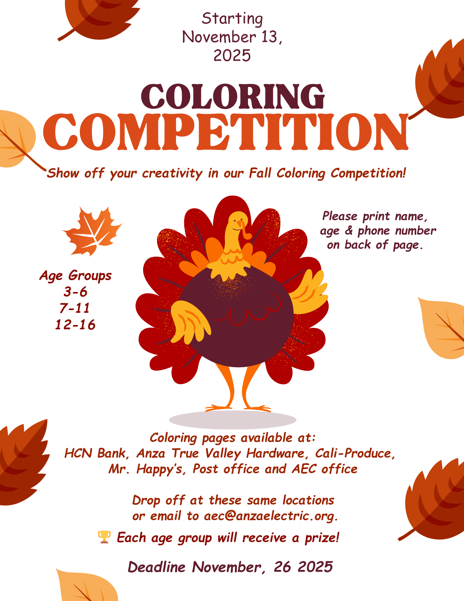 AEC Coloring Contest