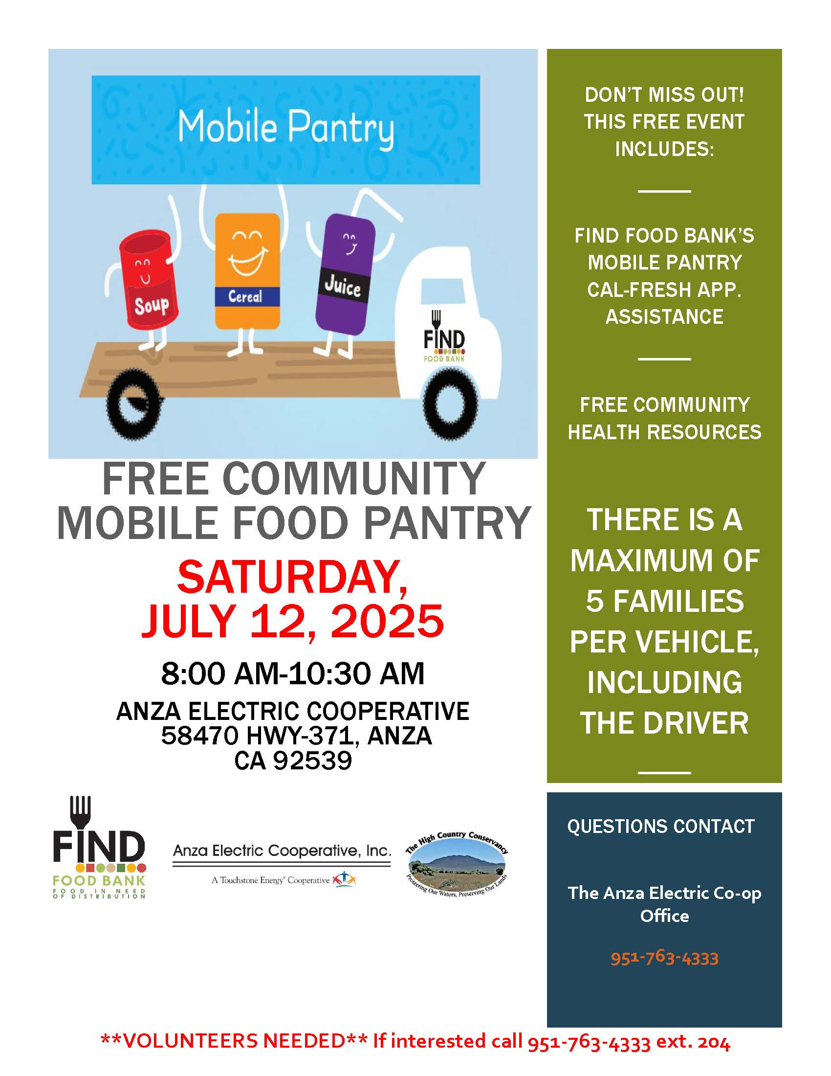 Find Food Mobile Food Pantry
